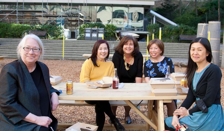 Pictured from left to right: Julene Johnson, Frances Lee, Carol Dawson-Rose, Sharon Lee and Emily Huang.