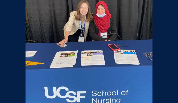 PhD students Lindsey Scheller and Shaimaa Elrefaay