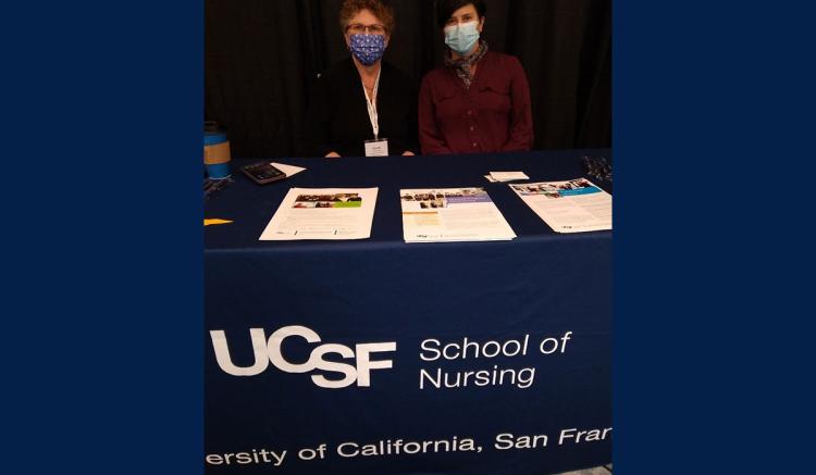 Professor Annette Carley, left, and associate professor Carolina Noya