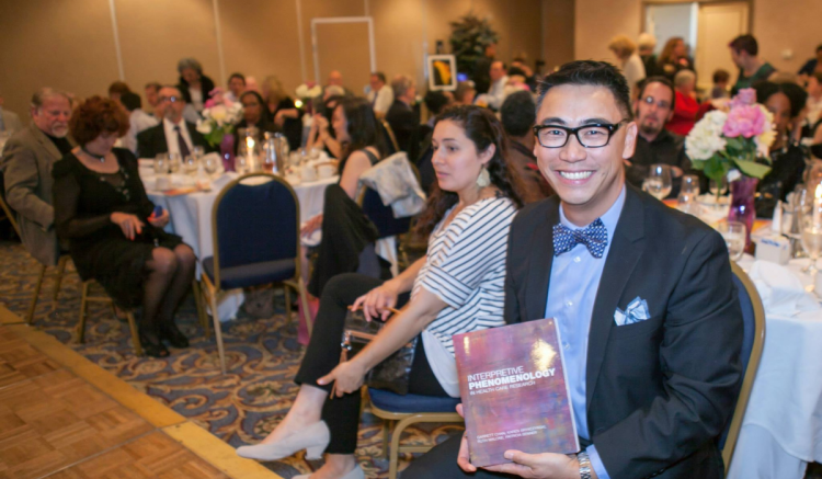 Garrett Chan attends the Alpha Eta 50th Anniversary Celebration and Gala in June 2014.