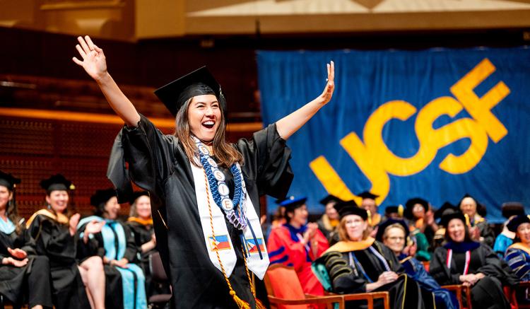 The UCSF School of Nursing celebrated the Class of 2024 at Commencement at Davies Symphony Hall.