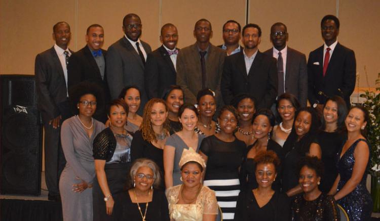 Black Caucus Gala Group pose at the most recent, annual Black Caucus Gala event