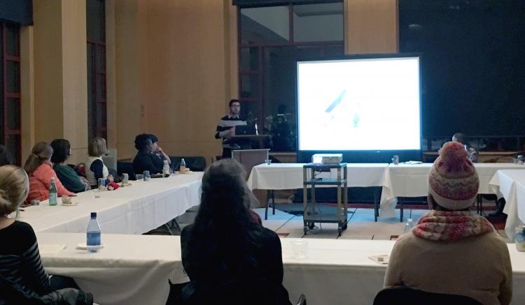 Hamza Alduraidi, RN, MPH, MSN, PhD(c) illustrates his commitment to improving the health of refugees.