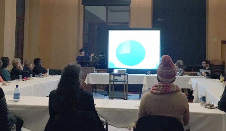 Carolina Espinosa Noya, PhD(c), FNP-BC, RN, MS presents the overwhelming success of patients as part of the Shared Medical Appoi