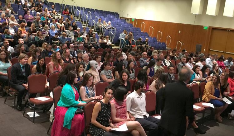 Crowd awaits start of 2016 MEPN Pinning Ceremony.