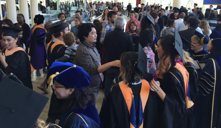 The conclusion of our 2016 commencement ceremony-congratulations grads! very proud of you.