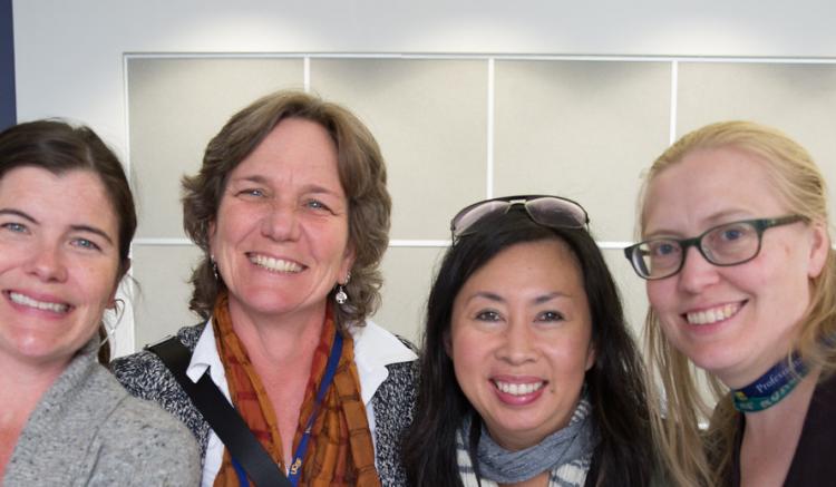 Photo of Ros De lisser, and Laura Wagner