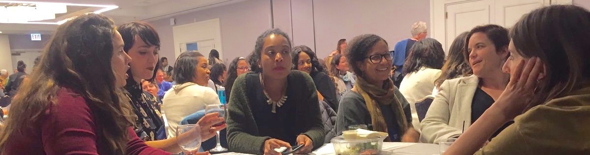 First-year UCSF midwifery students representing at the Midwives of Color reception ACNM 2017