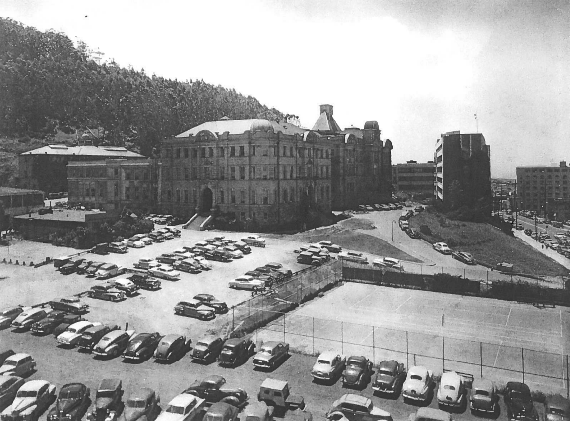 Image of UCSF Parnassus campus circa 1930s/40s