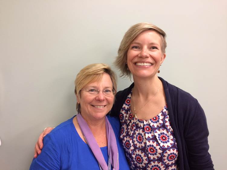 Sharon Collins with one of her preceptors, Patty Kenny—a UCSF GNP graduate.