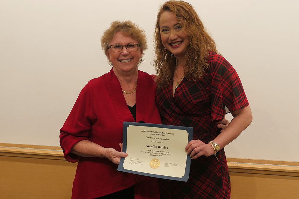 Annette Carley and Angelita Barrios