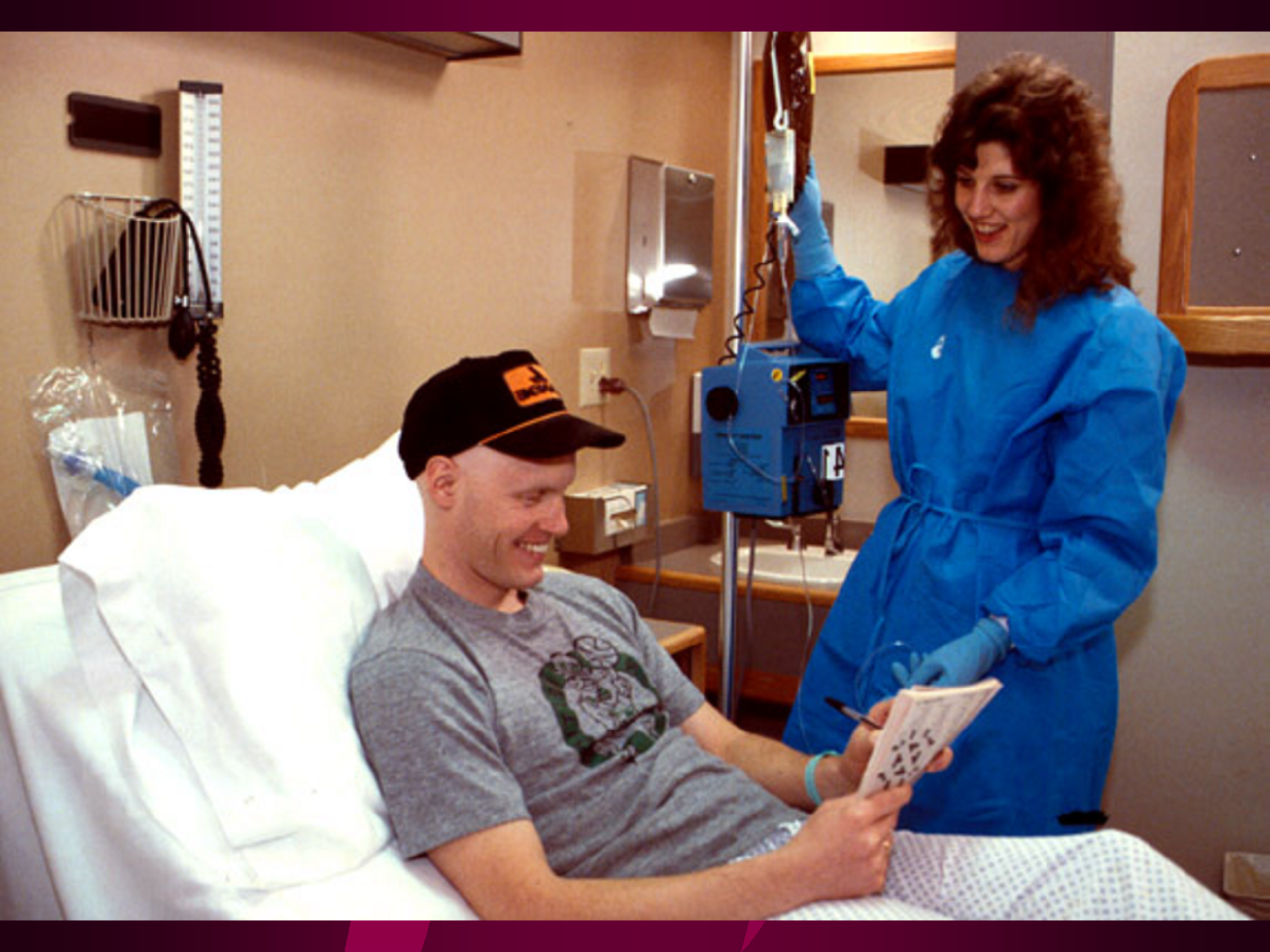 Jeannine Brant with patient