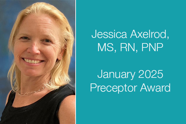 January 2025 preceptor of the month