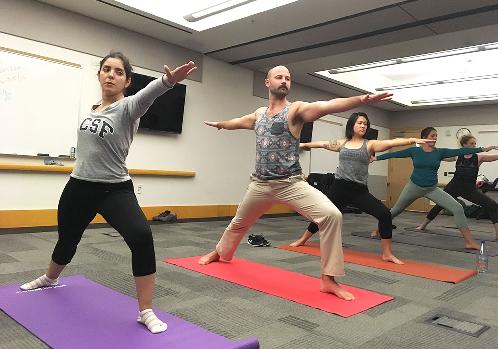 New Yoga Elective Arms Students with Self-Care Tools Amid the