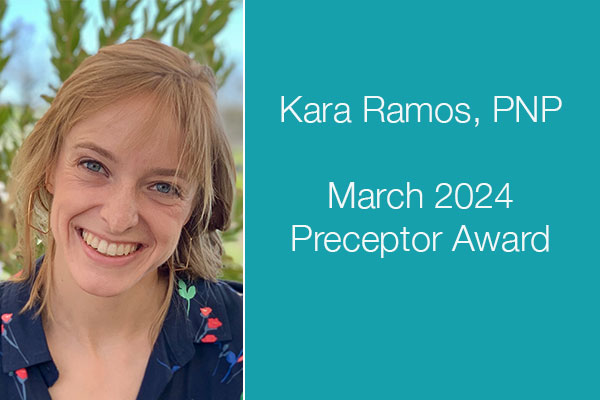 March 2024 Preceptor of the Month