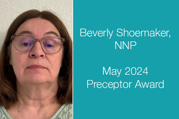 May 2024 preceptor of the month