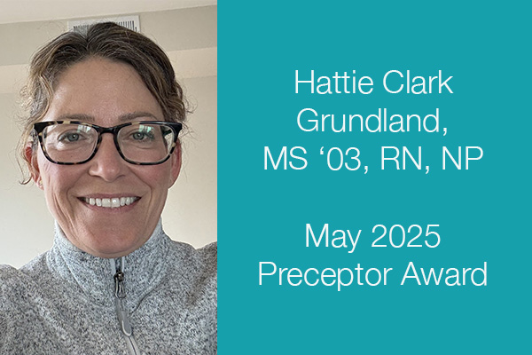 May 2025 preceptor of the month