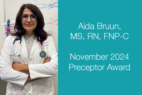 November 2024 preceptor of the month