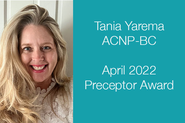 Apr 2022 Preceptor of the Month
