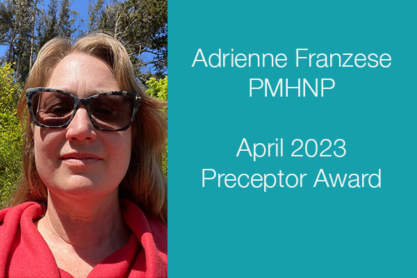 April Preceptor of the Month