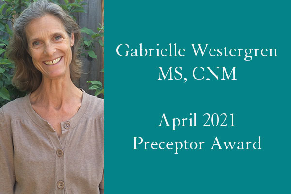 April 2021 Preceptor of the Month