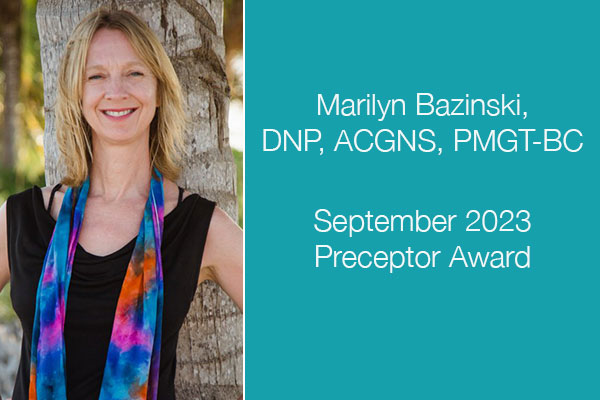 September Preceptor of the Month