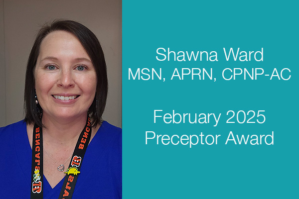 February 2025 preceptor of the month