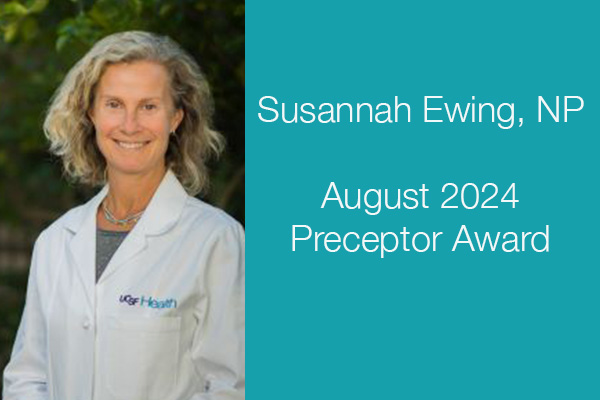 August 2024 preceptor of the month