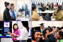 Collage of UCSF School of Nursing faculty and students