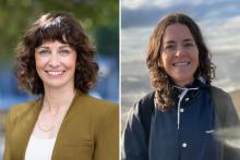 Kate Melino and Monica Corbin
