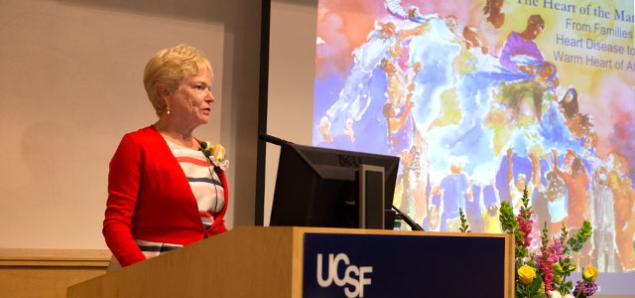 Sally Rankin delivers the 35th Helen Nahm Research Lecture (photo by Elisabeth Fall).