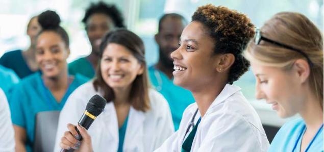 The voices of nurses are often absent from health news stories so the UCSF School of Nursing, in partnership with the American Nurses Association/California, hosted a workshop to help equip nurses with the skills to leverage their work through the media. (Photo credit: iStock). 