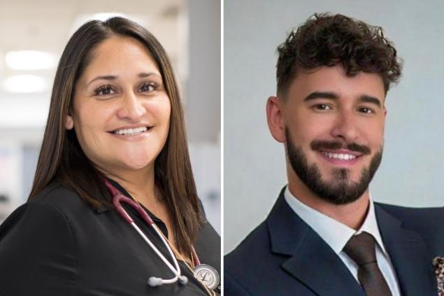 Liz Castillo and Athen Kegler