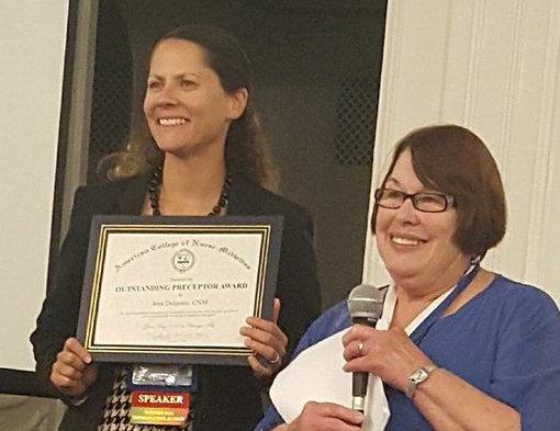 Delgado receives preceptor award