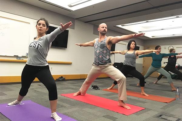 New Yoga Elective Arms Students with Self-Care Tools Amid the