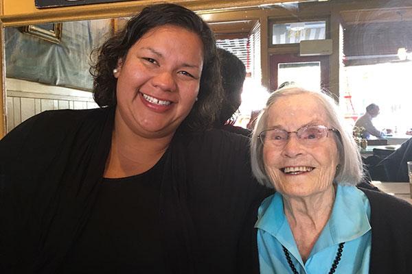 Janelle Charles and Barbara Resnik