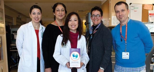 The ACHIEVE team, from left: Tina Mammone, Amy Nichols, Elizabeth Sin, Daphne Stannard, Alberto Garcia