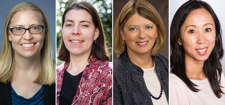 Pictured from left: UCSF School of Nursing experts Laura Wagner, Stacy Torres, Susan Chapman and Linda Park.