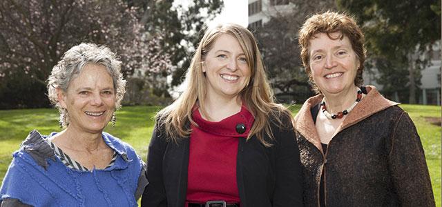 From left: Carol Somkin, Julie Harris-Wai and Barbara Koenig