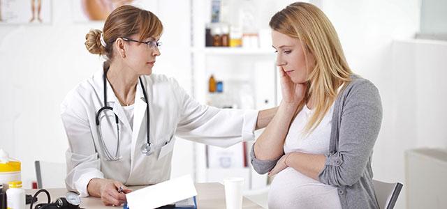 health care worker with patient