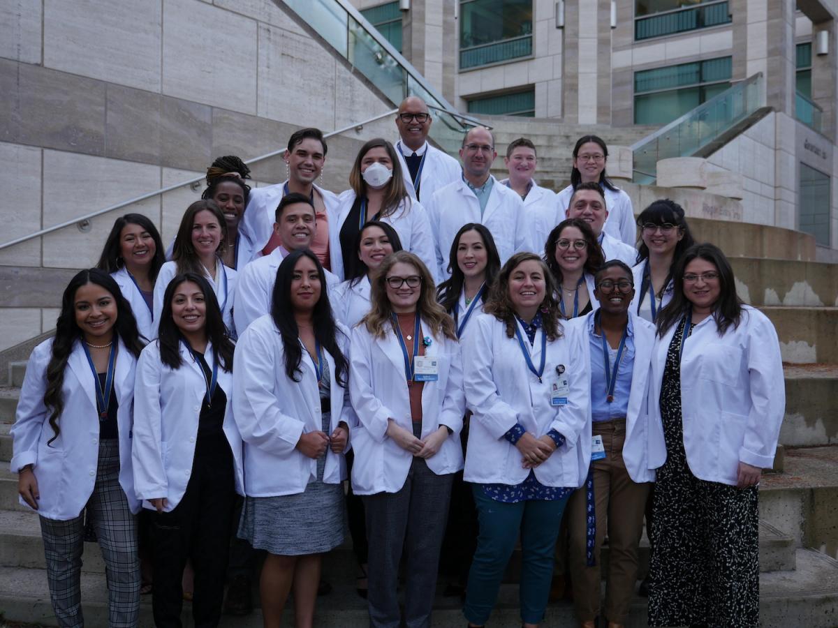 Students participate in the Dec. 14, 2022 White Coat Ceremony 