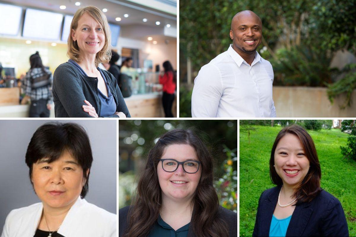 Kristen Harknett, Orlando Harris, Karen Barrett, Erin McCauley, OiSaeng Hong