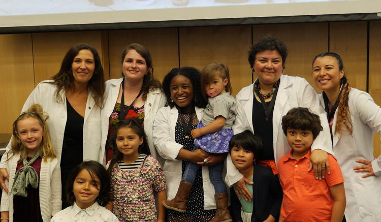 Students celebrate the end of their first year in the program at the Pinning Ceremony. (Photo credit: Arego Mitchell)