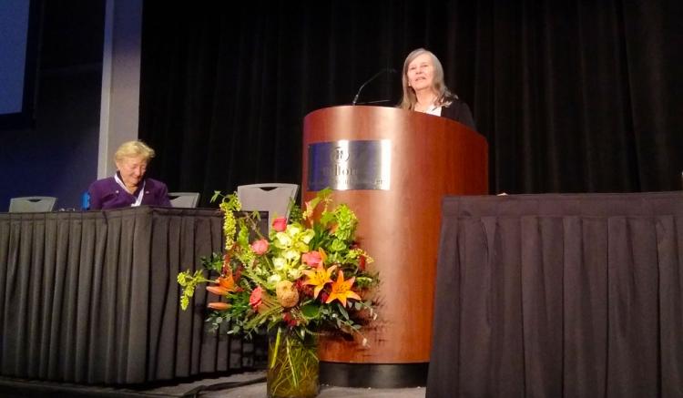 Kathryn Lee, professor emerita, was honored with the Distinguished Research Lectureship Award.