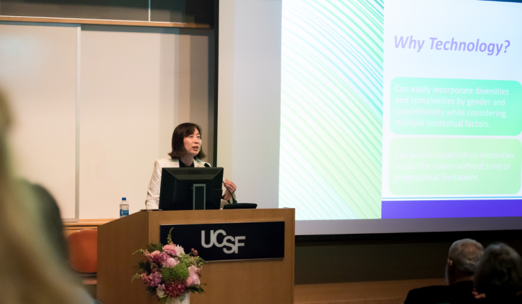 Im delivered the Helen Nahm Research Lecture on May 25, 2023. The topic was reducing gender and ethnic disparities for midlife women.