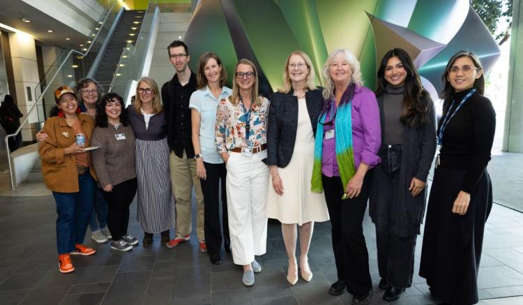 Alumni, students, colleagues, family and friends joined Franck for a celebratory reception after the lecture.