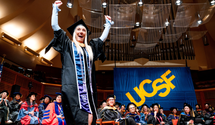 The UCSF School of Nursing celebrated the Class of 2025 at Commencement at Davies Symphony Hall.