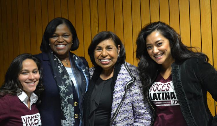 Student Group, Voces Latina, with Presidential Medal of Freedom Recipient, Sylvia Mendez, RN