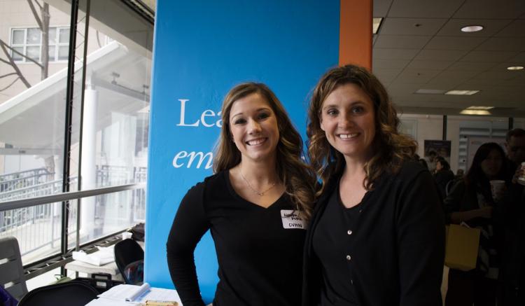 Natasha Kubek from Central Valley Health Network with Liz Gatewood, FNP faculty, as HRSA CV CARE grant collaborators