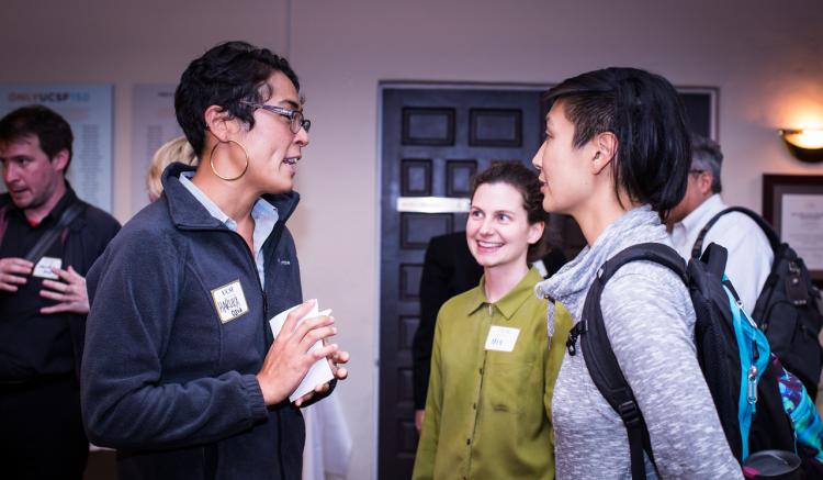 Students at the DIVA Welcome Back Reception.